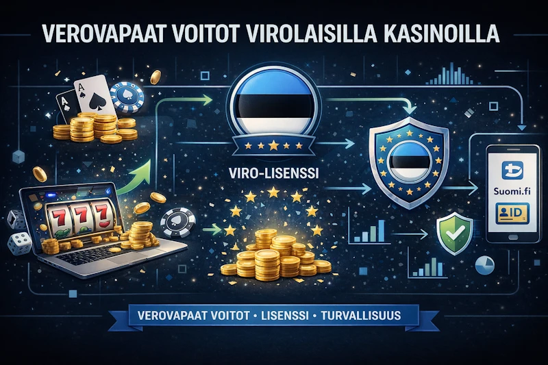 Verovapaat voitot virolaisilla kasinoilla – miten verotus toimii Suomessa